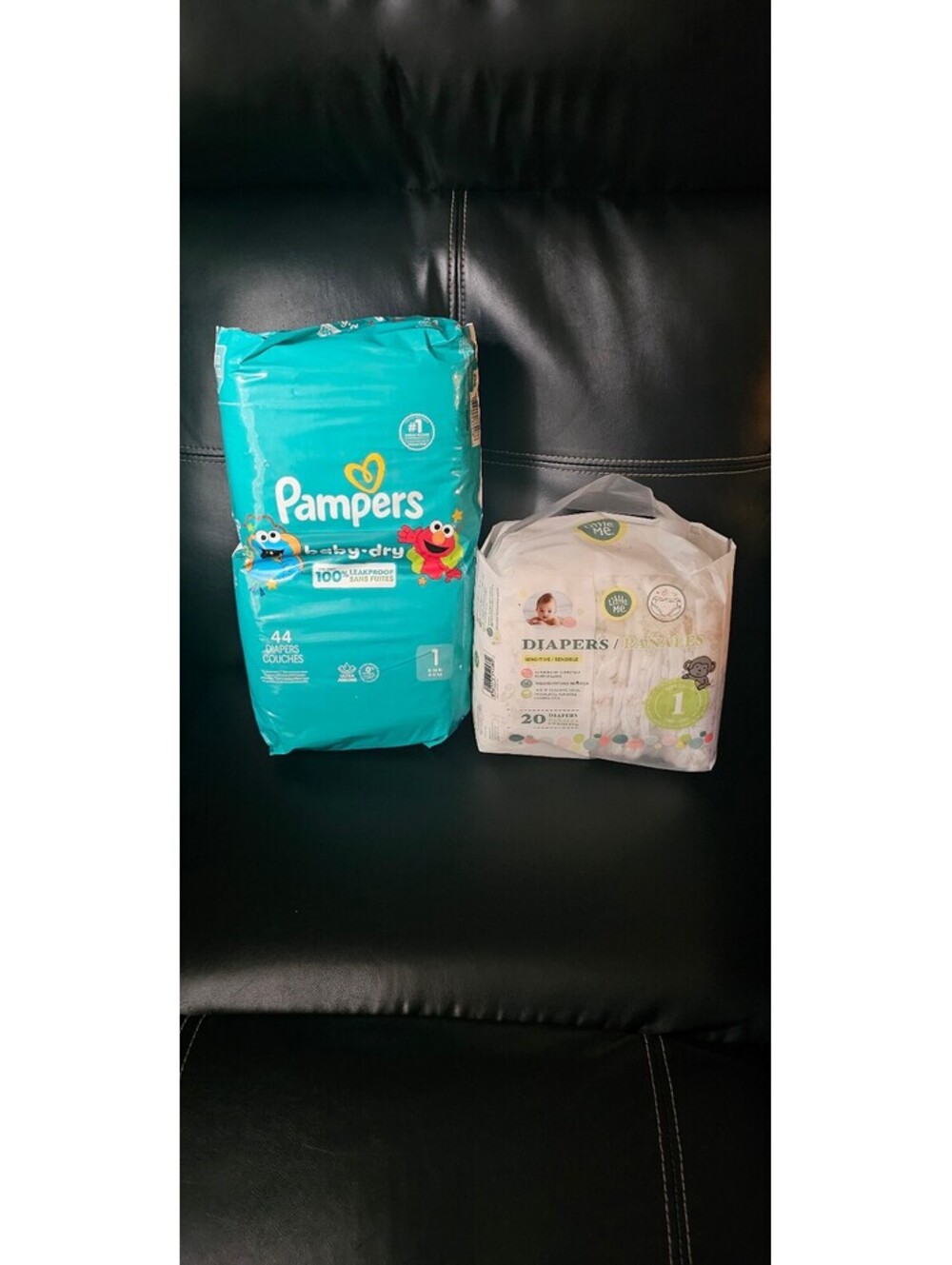 Size 1 baby diapers new pampers little me